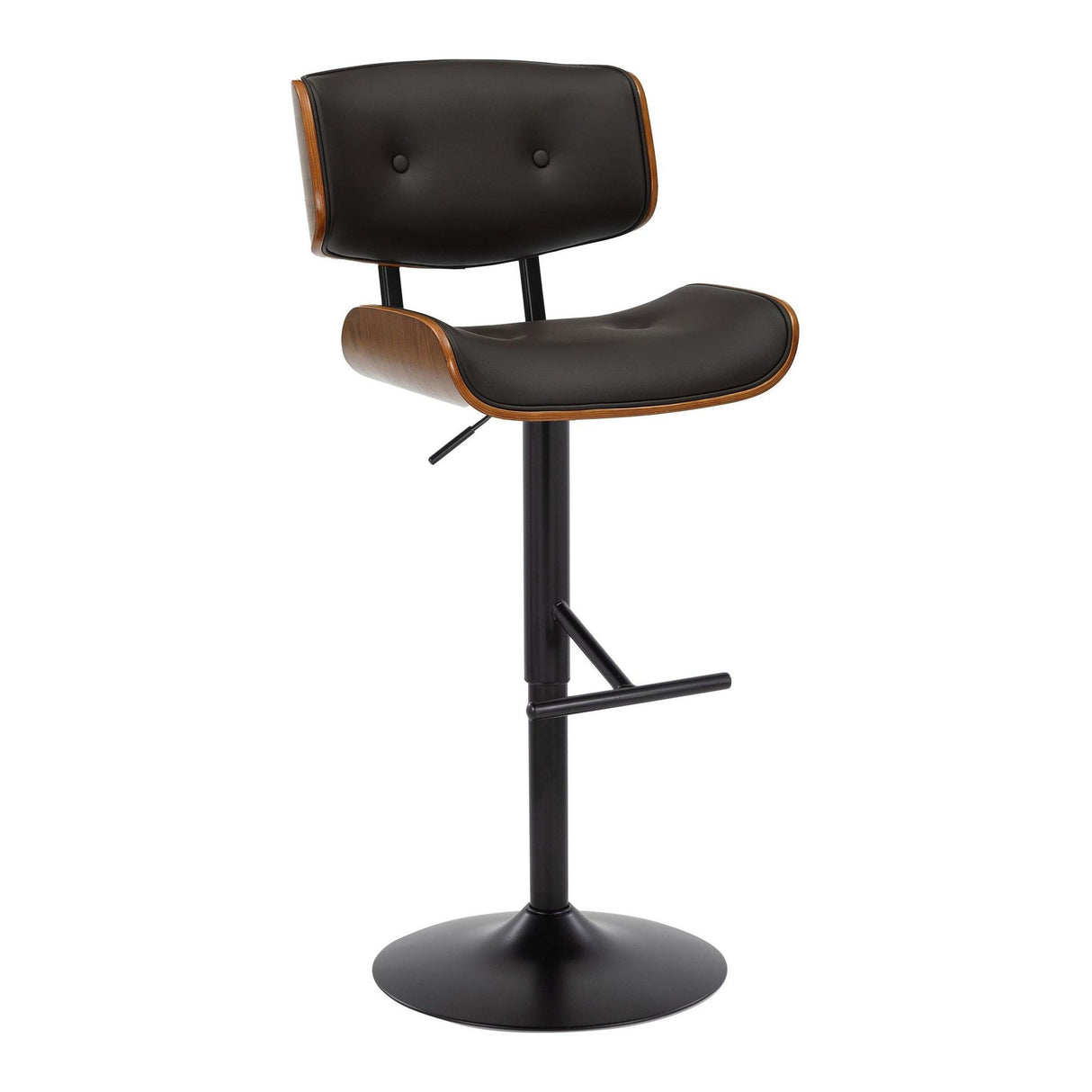 Lombardi - Adjustable Barstool - Black Base