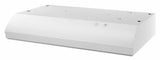 Whirlpool UXT2030ADW white range hood controls