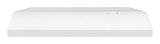 Whirlpool UXT3030ADW white range hood front view