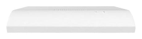 Whirlpool UXT3030ADW white range hood front view