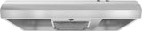 Whirlpool UXT4130ADS stainless range hood angle