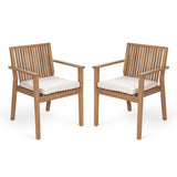 Patio Dining Chair, Comfortable Waterproof Seating (Set of 2)