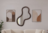Oblique - Mirror - Wood