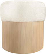 Nimes - Ottoman / Stool With Natural Base