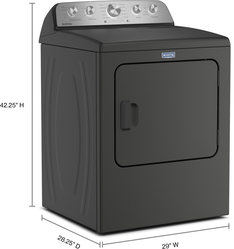 Maytag MGD5605RU Top Load Gas Dryer - drum and door open