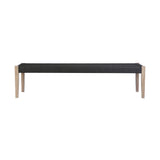 Camino - Indoor Outdoor Dining Bench - Eucalyptus Wood And Charcoal Rope
