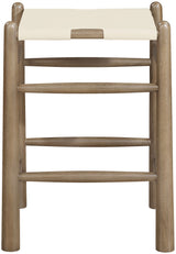 Santos - Backless Counter Stool With Stained Brown Base