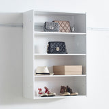 Devi - Wall Mounted Wood Closet System With Modular Units