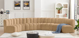 Arc - Velvet 7 Piece U-Shaped Modular Sofa