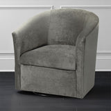 Eden - Swivel Chair With Microfiber Upholstery And Hardwood Frame