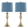 Ashland - Contemporary Metal Table Lamp (Set of 2) - Gold Metal