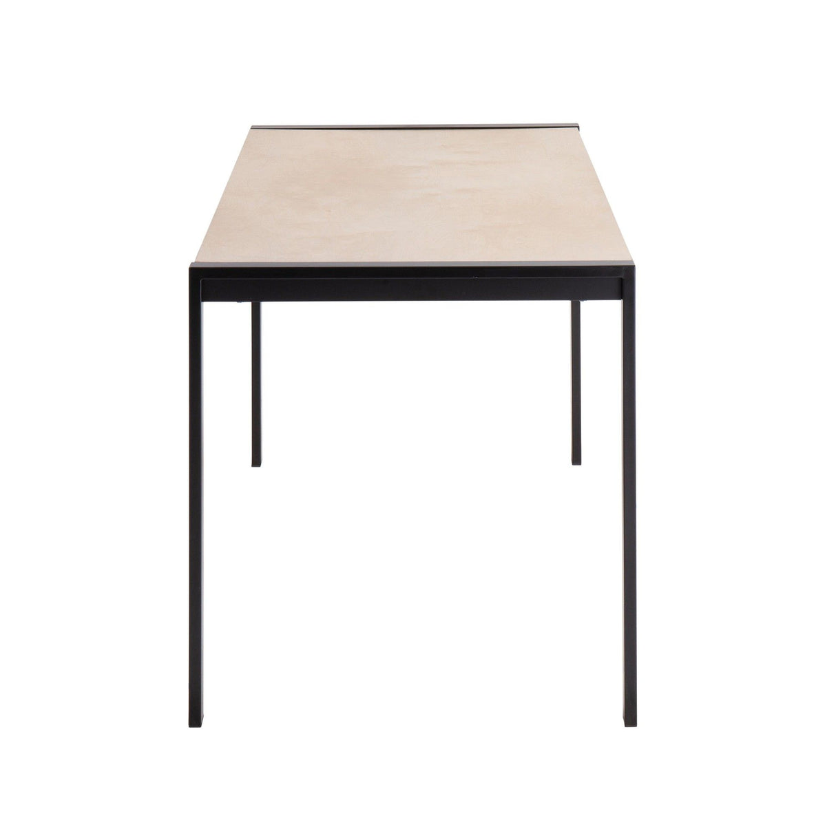 Fuji - Contemporary Dining Table - Black Metal