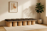 Pavilion - 12 Piece Modular Bench With Natural Base