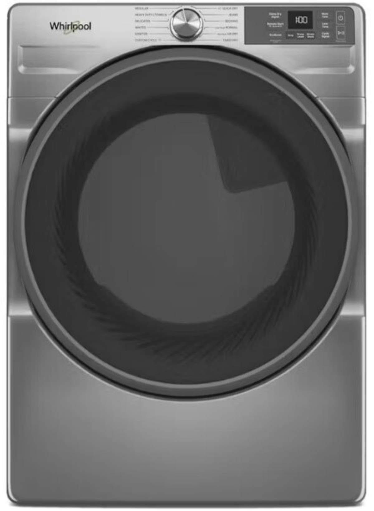 Whirlpool WGD5720RR 7.4 cu ft Smart Front Load Gas Dryer - Radiant Silver
