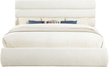 Adam - Boucle Fabric Bed With 52" Headboard