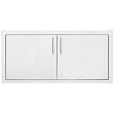 Summerset 36 Inch 2-Drawer Dry Storage Pantry & Enclosed Cabinet Combo - DP-36DC