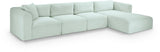 Shaggy - 4 Piece Modular Sectional