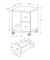 Office, File Cabinet, Printer Cart, Rolling File Cabinet, Mobile, Storage, Contemporary & Modern