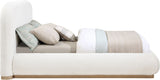 Vaughn - Boucle Bed With Natural Base
