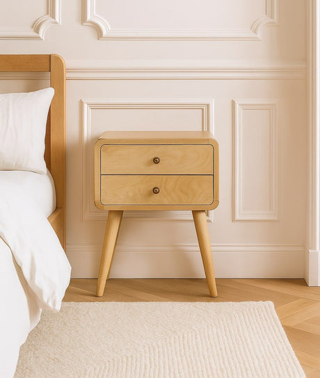 Curved Nightstand