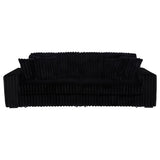 Clifford - Upholstered Dual Power Chaise Sofa - Black