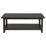 Payne - Wood Coffee Table with Shelf