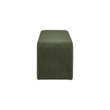 Modern Contemporary Boucle Waterfall Bench