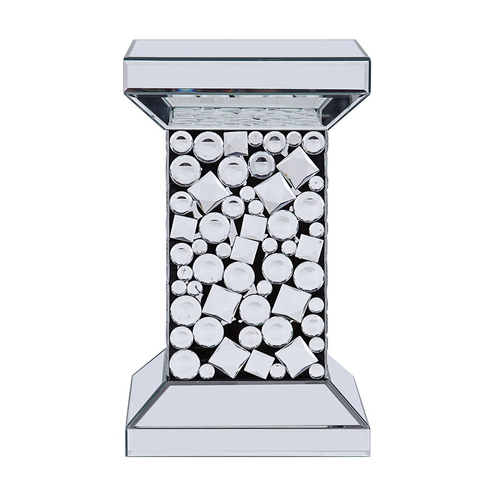 Kachina - End Table - Mirrored & Faux Gems