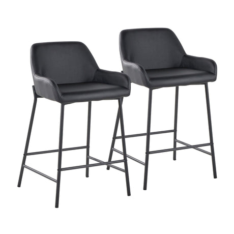 Daniella - Fixed-Height Counter Stool (Set of 2)