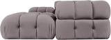 Orin - Velvet 6 Piece Modular Double Chaise Sectional