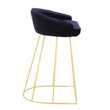 Canary - Contemporary Counter Stool (Set of 2) - Gold Grame