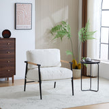 Modern Accent Chair With Plush Cushions, Cozy Seating
