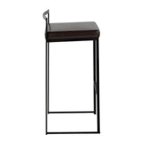 Fuji - Stackable Barstool - Black Metal