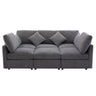 Sectional Sofa Modular U-Shaped With Ottoman & USB Ports