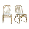 Outdoor Wicker Dining Chairs With Washable Cushion (Set of 2)