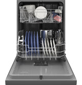 GE GDF550PSRSS - 24 in. Front Control Flush-Mount Dishwasher with 52 dBa Sound Level, Dry Boost & Pocket Handle - Stainless Steel