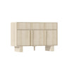 Curved Credenza, Wide Storage Cabinet For Dining Room