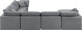 Indulge - Velvet 7 Piece Modular Sectional