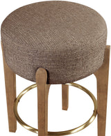 Torino - Backless Counter Stool With Brushed Brown Base (Set of 2)