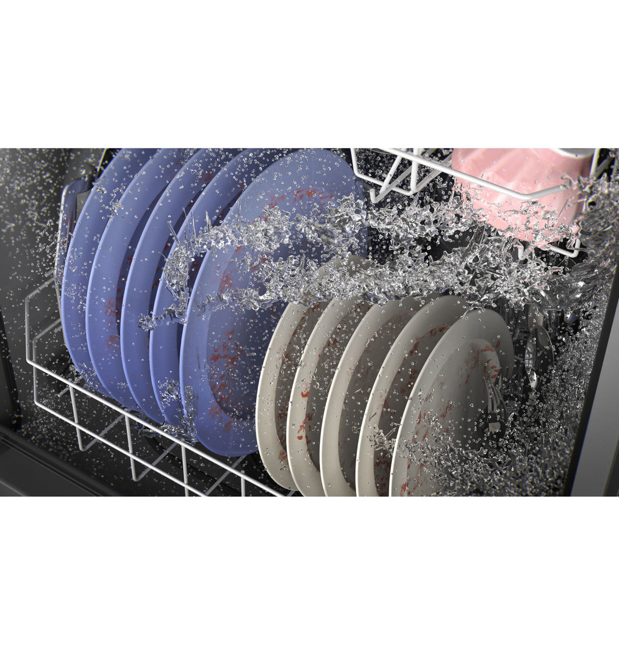 GE GDT595HYYFS dishwasher — kitchen installation
