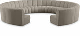 Infinity - 11 Piece Boucle Modular Sectional