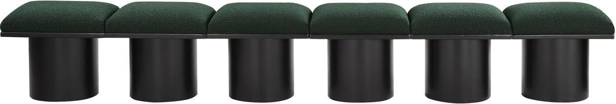Pavilion - 6 Piece Modular Bench With Black Base