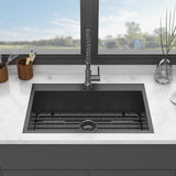 Drop In Kitchen Sink, 16 Gauge Stainless Steel, Topmount