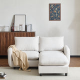 Oversize Modular Free Combination Sectional Sofa Couch With Ottoman For Living Room