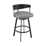 Lacey - Swivel Bar Stool - Black