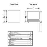 GE GVS04BQNSS - 19 in. 4.1 cu. ft. Freestanding Beverage Center with Adjustable Shelves & Digital Control - Stainless Steel