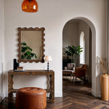 Vassa - Burl Veneer Console Table