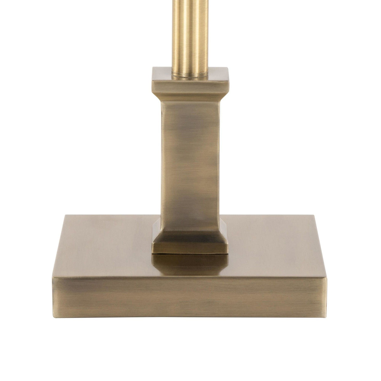 Perry - 60" Metal Floor Lamp - Antique Brass