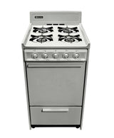 Gas Range - Open Burner Standard Model - 20" White - (WNM1107)