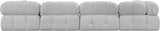 Ames - 6 Piece Fabric Modular U-Shaped Sectional